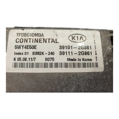 11-13 Kia Optima LX ECM ECU Engine Control Module OEM 39101-2G861