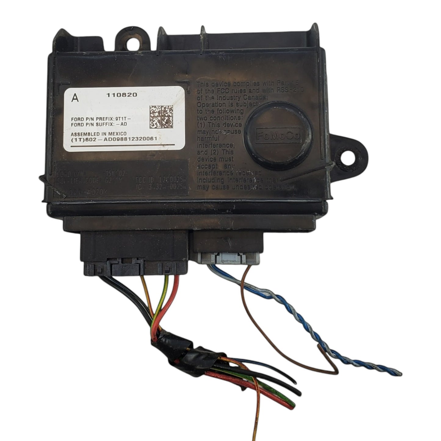 9T1T-AD  2011-2013 Ford Transit Connect OEM TPMS Control Module