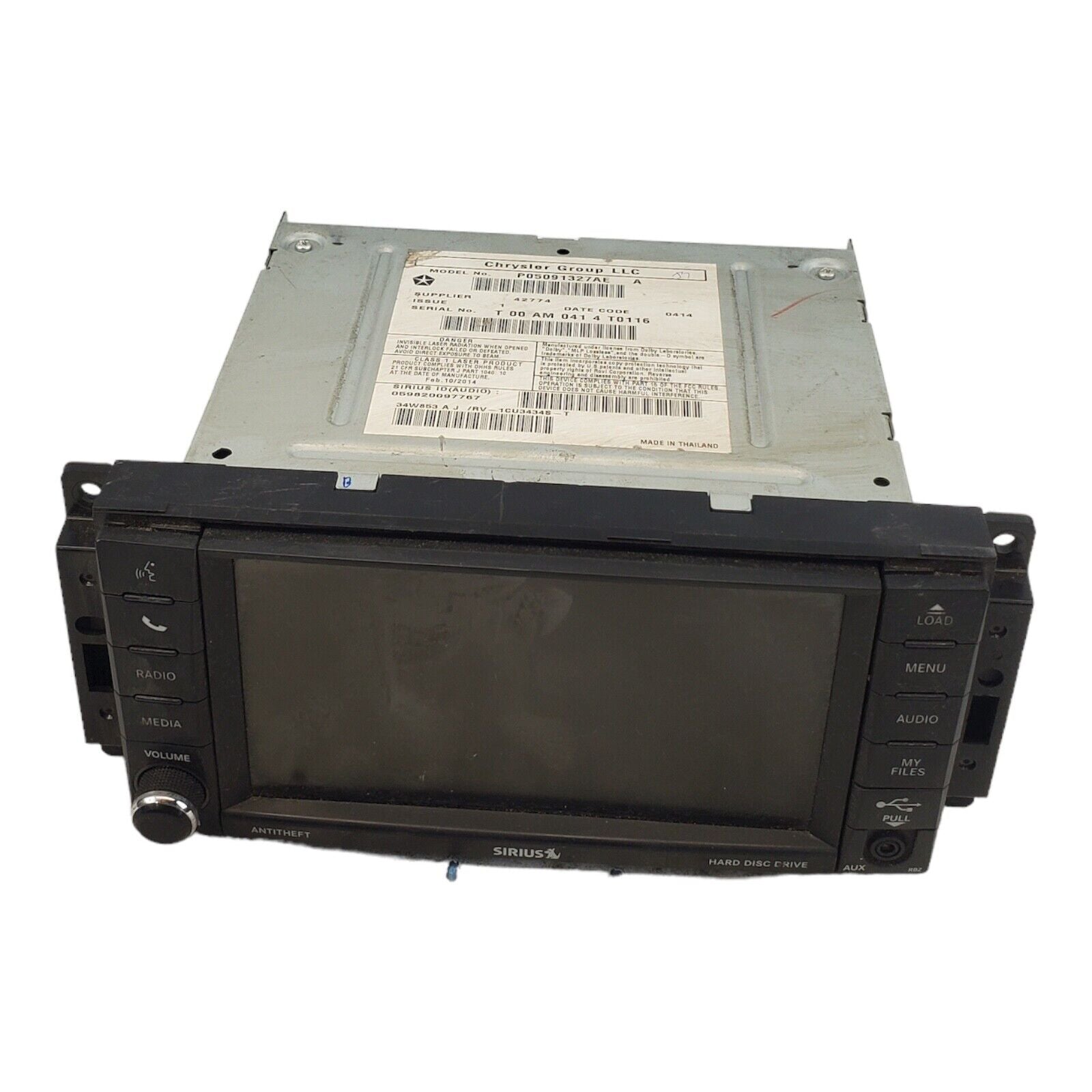 07-14 Dodge Chrysler Jeep High Speed Radio CD Dvd P05091327AE SAR32
