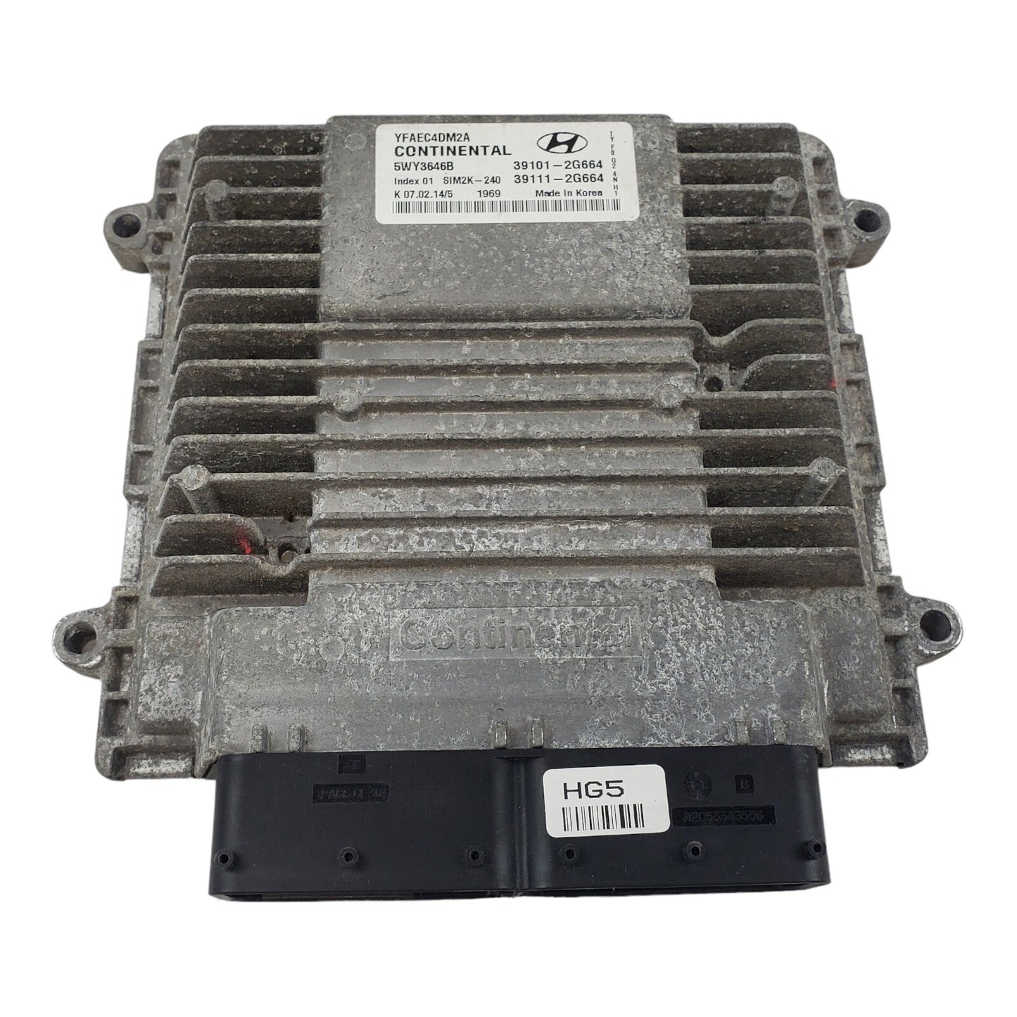 2011-2014 Hyundai Sonata Engine Control Module ECM OEM 39101-2G672, 39111-2G672