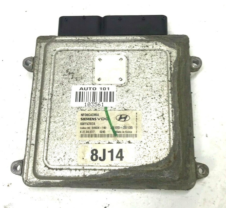 ✅ 06-08 Hyundai Sonata 2.4L Engine Control Module ECM Computer 39100-25130