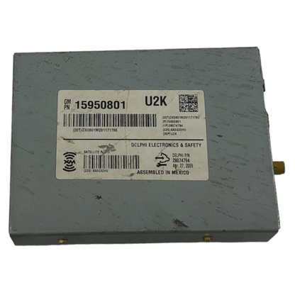 06-16 Cadillac DTS S-Band XM Satellite Digital Receiver Module 15950801