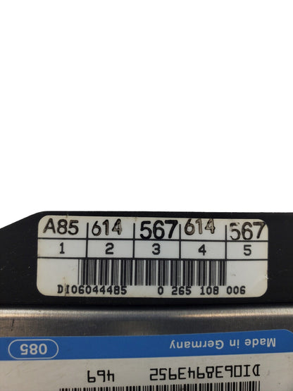 Abs Module 94 95 Bmw 530I From 9/93 W/O Traction Control R182173 0265108006