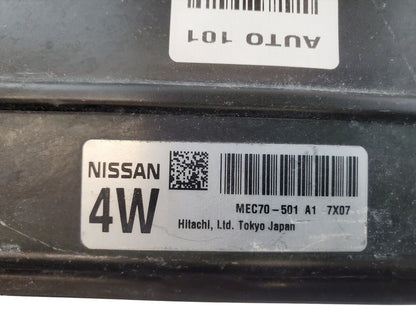 2008 Nissan Pathfinder Engine Computer Module ECM ECU MEC70-501 A1 OEM