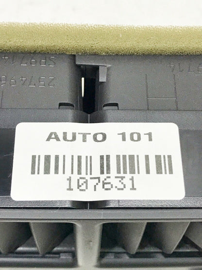 2005 - 2011 CADILLAC STS REAR CONSOLE CLIMATE CONTROL PANEL TRIM OEM