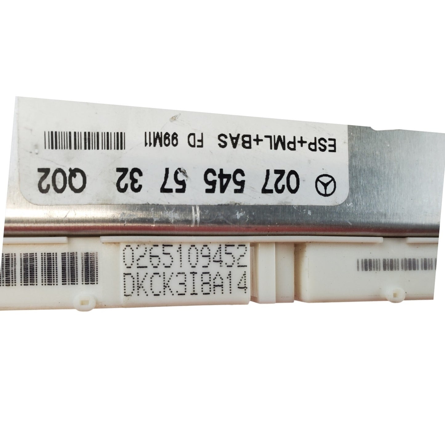 00-03 MERCEDES BENZ E-CLASS ABS CONTROL MODULE 027 545 57 32 Q02