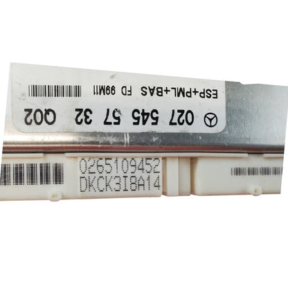 00-03 MERCEDES BENZ E-CLASS ABS CONTROL MODULE 027 545 57 32 Q02