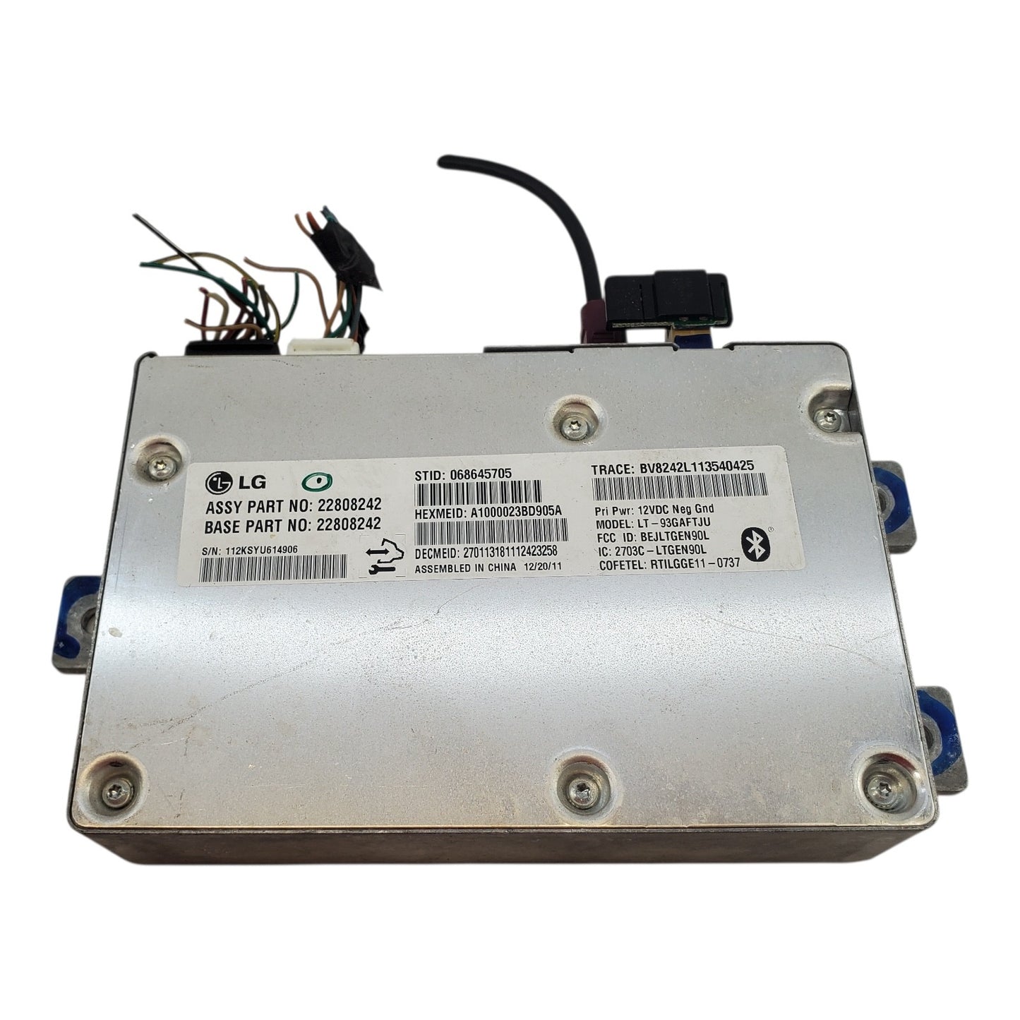 12-16 CHEVROLET IMPALA ONSTAR SATELLITE COMMUNICATION CONTROL MODULE S 22808242