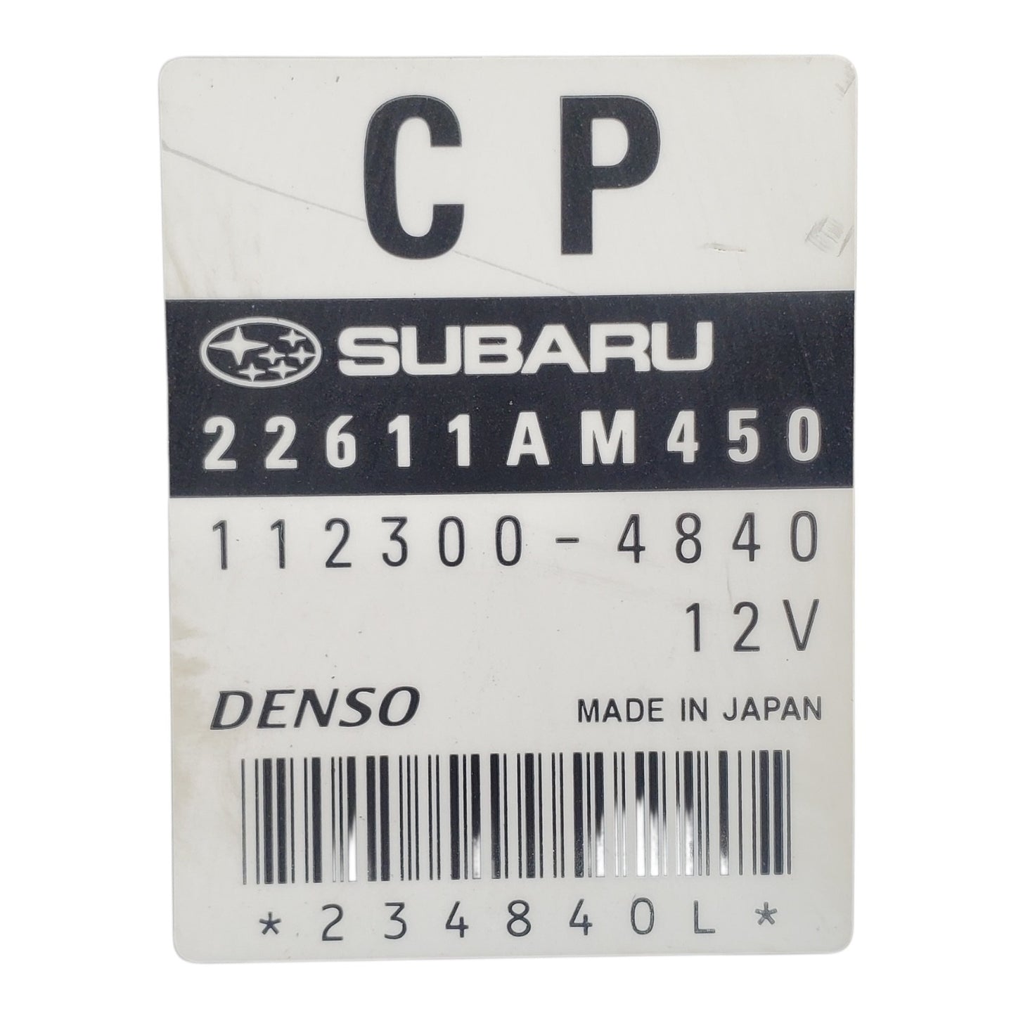 2007 SUBARU IMPREZA ENGINE ECU COMPUTER CP 22611AM450