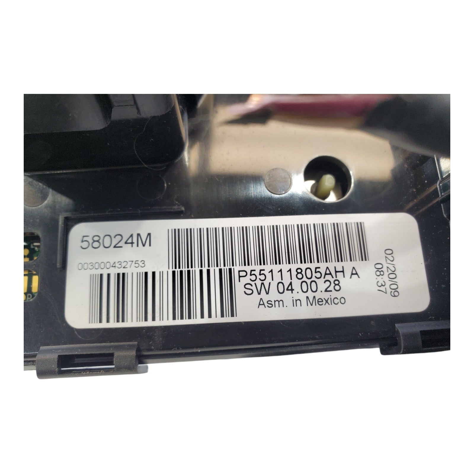 2008-10 Chrysler Town and Country Temperature Control-Front & Rear PN:55111805AH