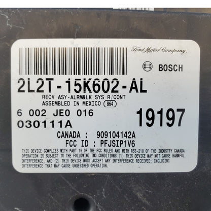 2003 Ford Explorer Mountaineer Keyless Entry Anti-Theft Module 2L2T-15K602- AL