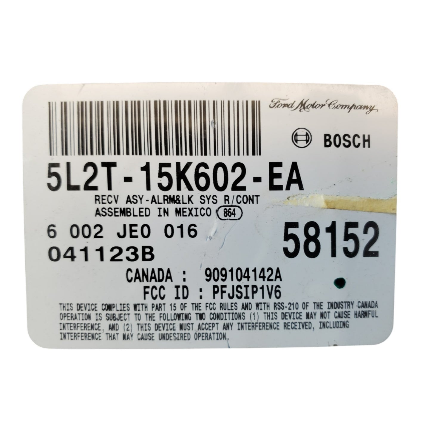 ✅ 05 FORD EXPLORER Anti Theft Keyless Entry Module 5L2T-15K602-EA OEM