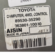 TOYOTA 4RUNNER transfer case 4x4 control module 89530-35290