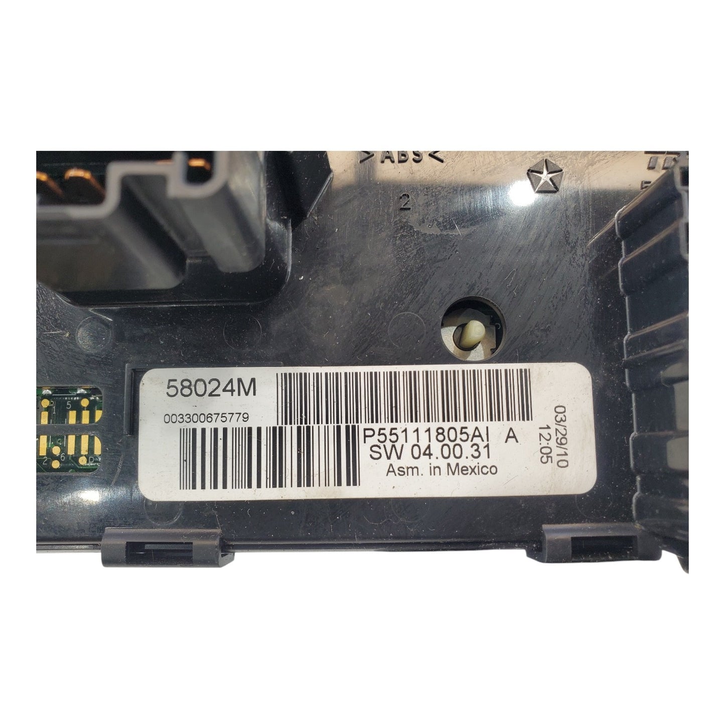 08 09 10 Dodge Journey  CHRYSLER TOWN & C Used Temp Control P55111805AL  OEM