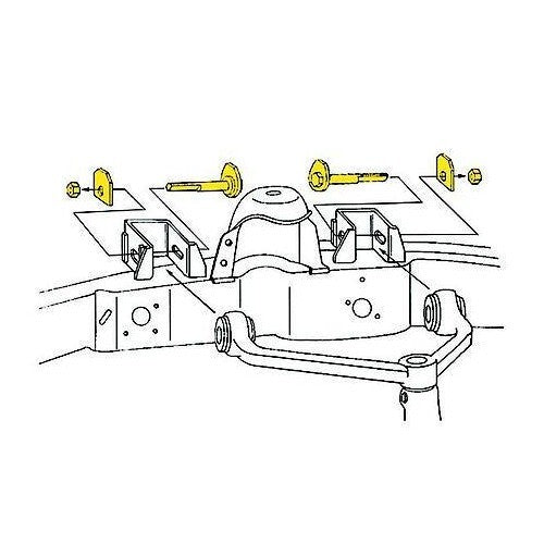 1995-2011 Ford/Mazda/Mercury Front Alignment Caster / Camber Kit