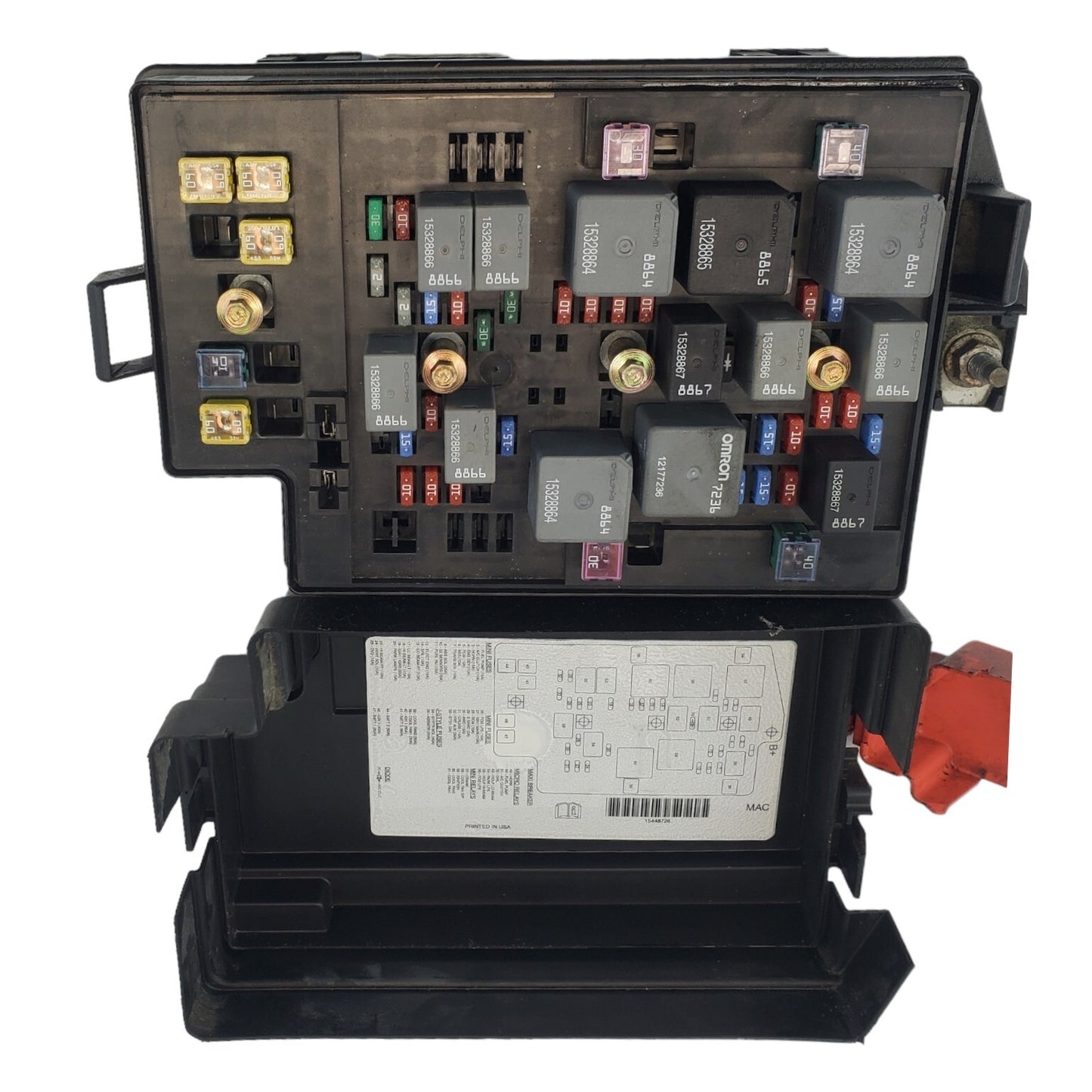 ✅03-05 Buick Rendezvous 3.4L AT FWD Underhood Fuse Box Module Relay OEM#15448726