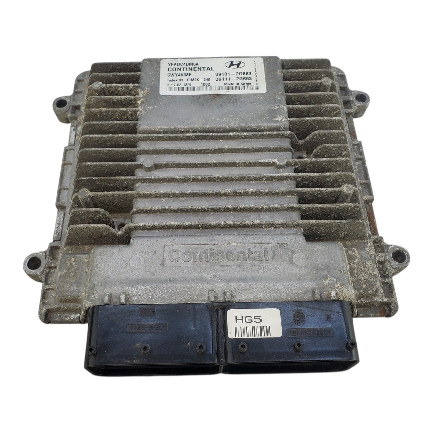 2013 Fits Hyundai Sonata Engine Computer Ecm Ecu 39101-2G663 OEM