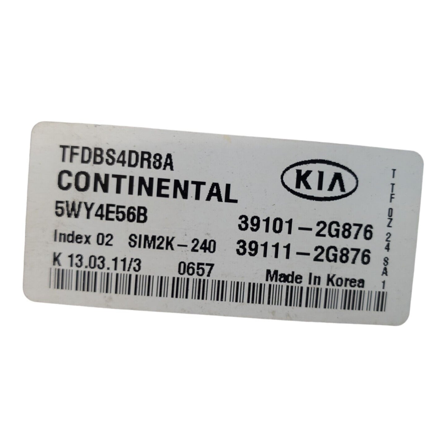 39101-2G876 | KIA OEM ENGINE CONTROL MODULE UNIT ECU ECM PCM