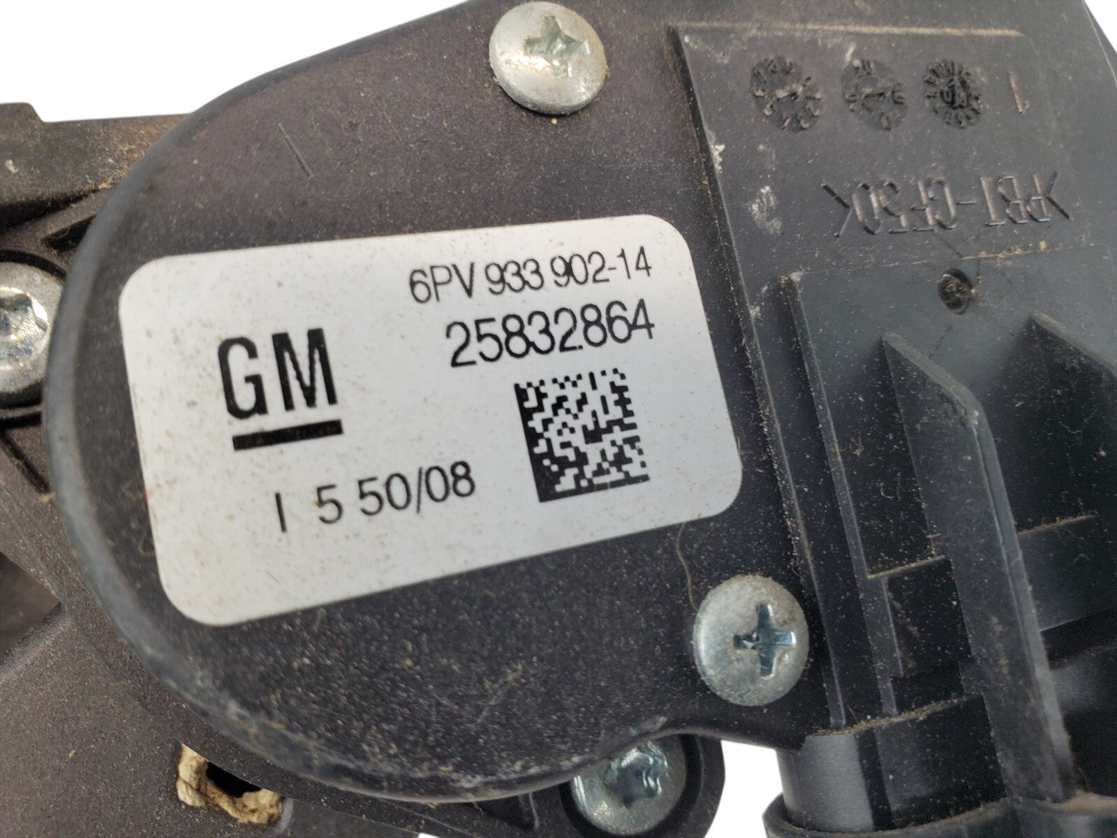07-11 CHEVROLET SILVERADO ACCELERATOR GAS PEDAL POSITION SENSOR 25832864 OEM
