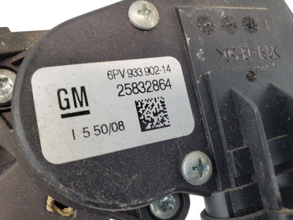 07-11 CHEVROLET SILVERADO ACCELERATOR GAS PEDAL POSITION SENSOR 25832864 OEM