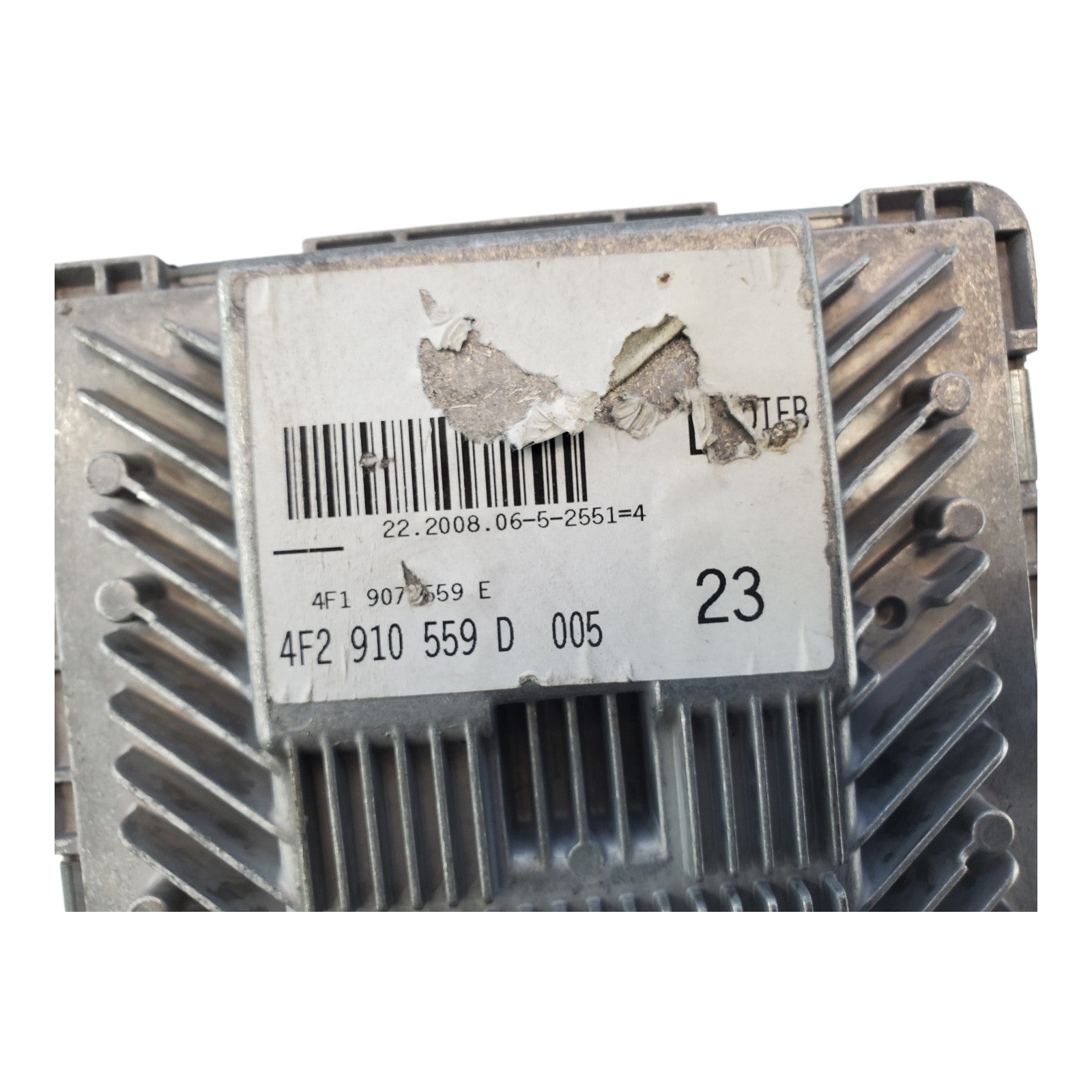 2005 - 2008 Audi A6 Engine Control Computer ECM ECU - 4F1907559E, 4F2910559D OEM