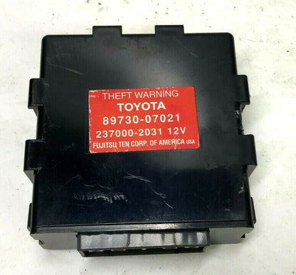 ✅ 2000-2004 Toyota Avalon Anti Theft Warning Locking Control Module 89730-07021 