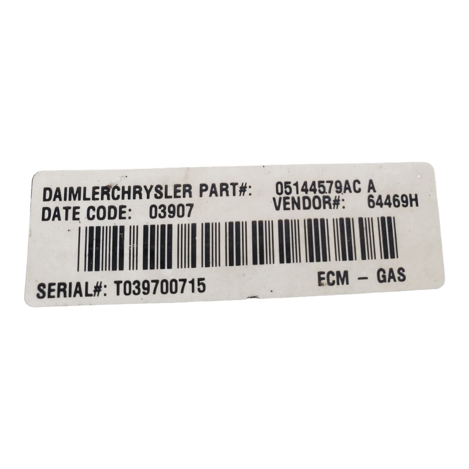 05144507AC 05144579AC Dodge Caravan 2006-2007 Multi-Function Relay Module