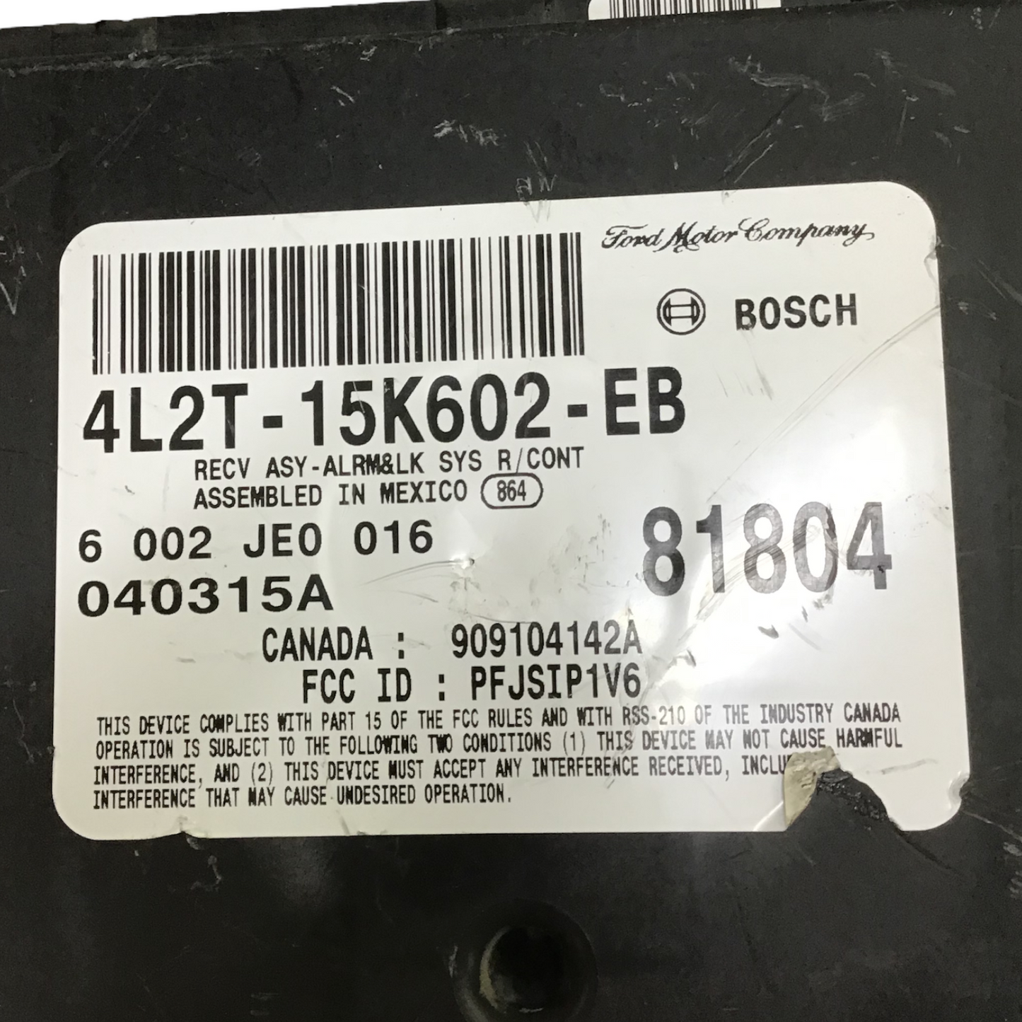 ✅ 02-04 FORD EXPLORER Anti-theft Keyless Entry Module 4L2T-15K602-EB