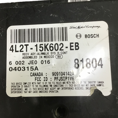 ✅ 02-04 FORD EXPLORER Anti-theft Keyless Entry Module 4L2T-15K602-EB