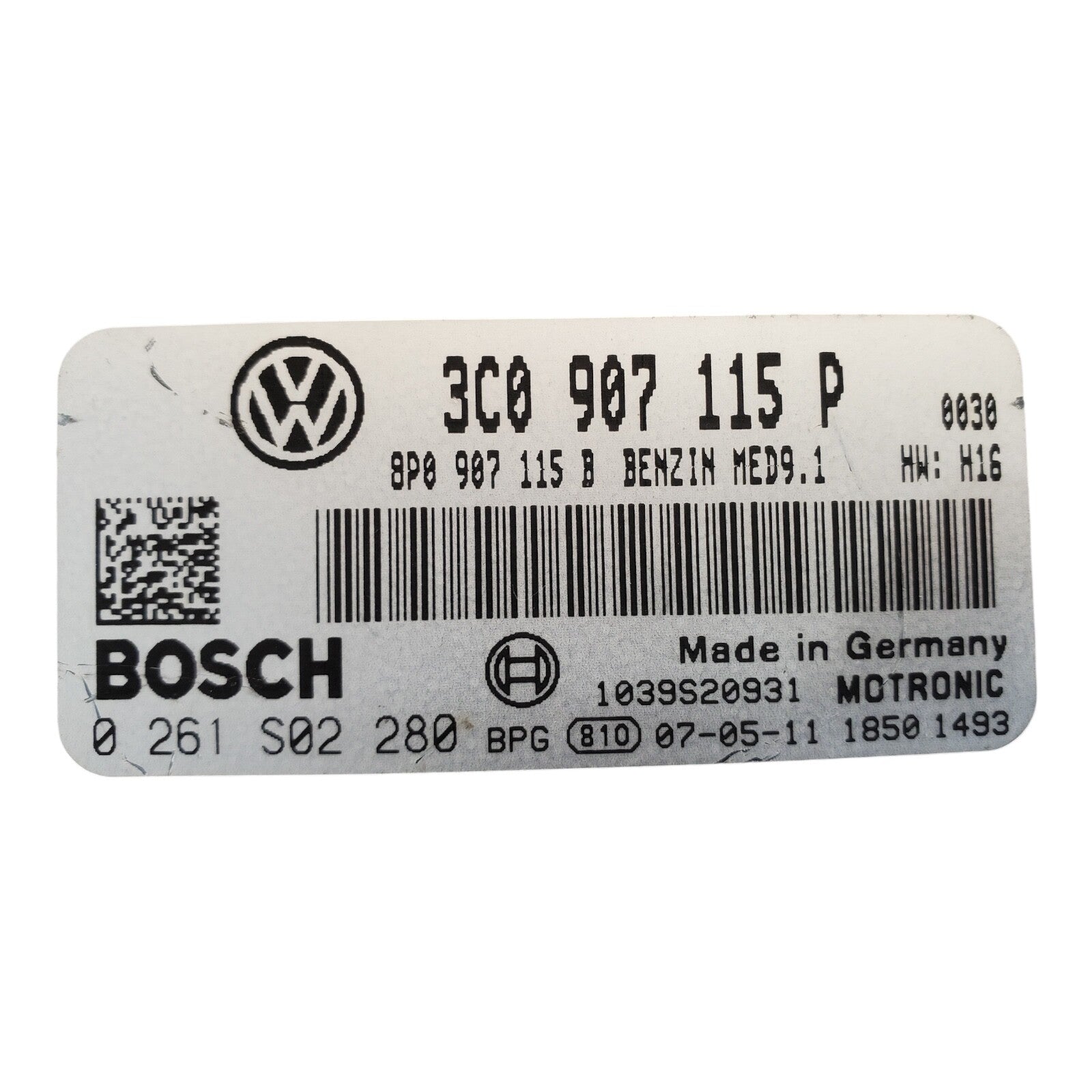 2006-2007 06 07 VW PASSAT Engine ECM Control Module 3C0 907 115 P 3C0907115P