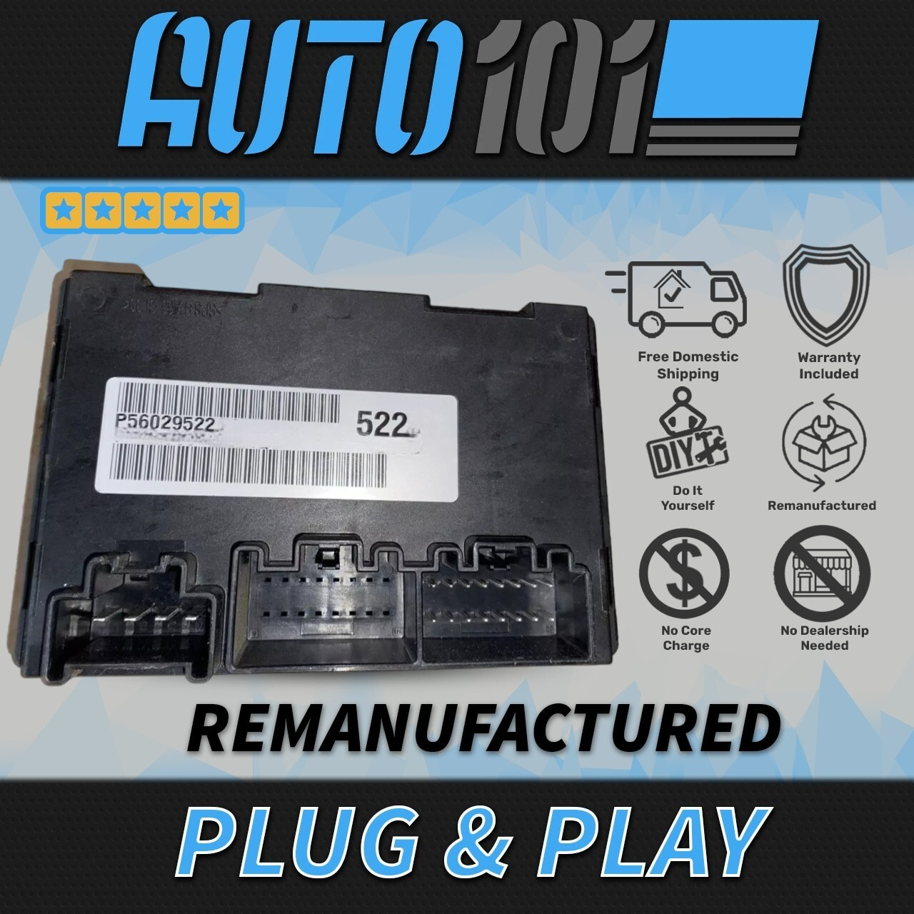 ✅  2008–2012 Jeep Liberty REBUILT  Transfer Case Control Module TCCM 56029522