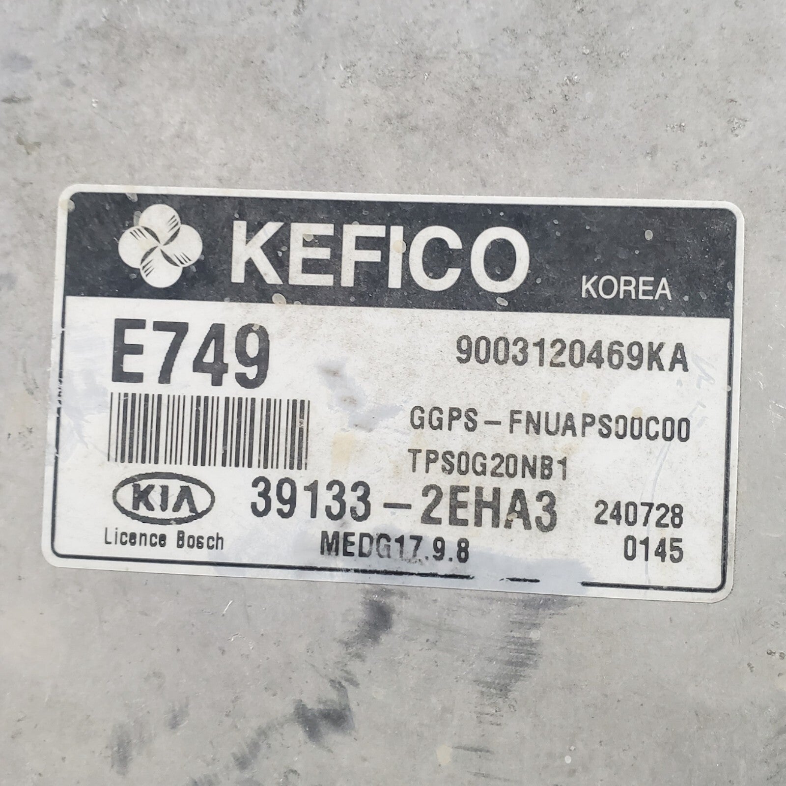 ✅ 14-16 Kia Soul Engine Control Module ECM Computer 39133-2EHA3