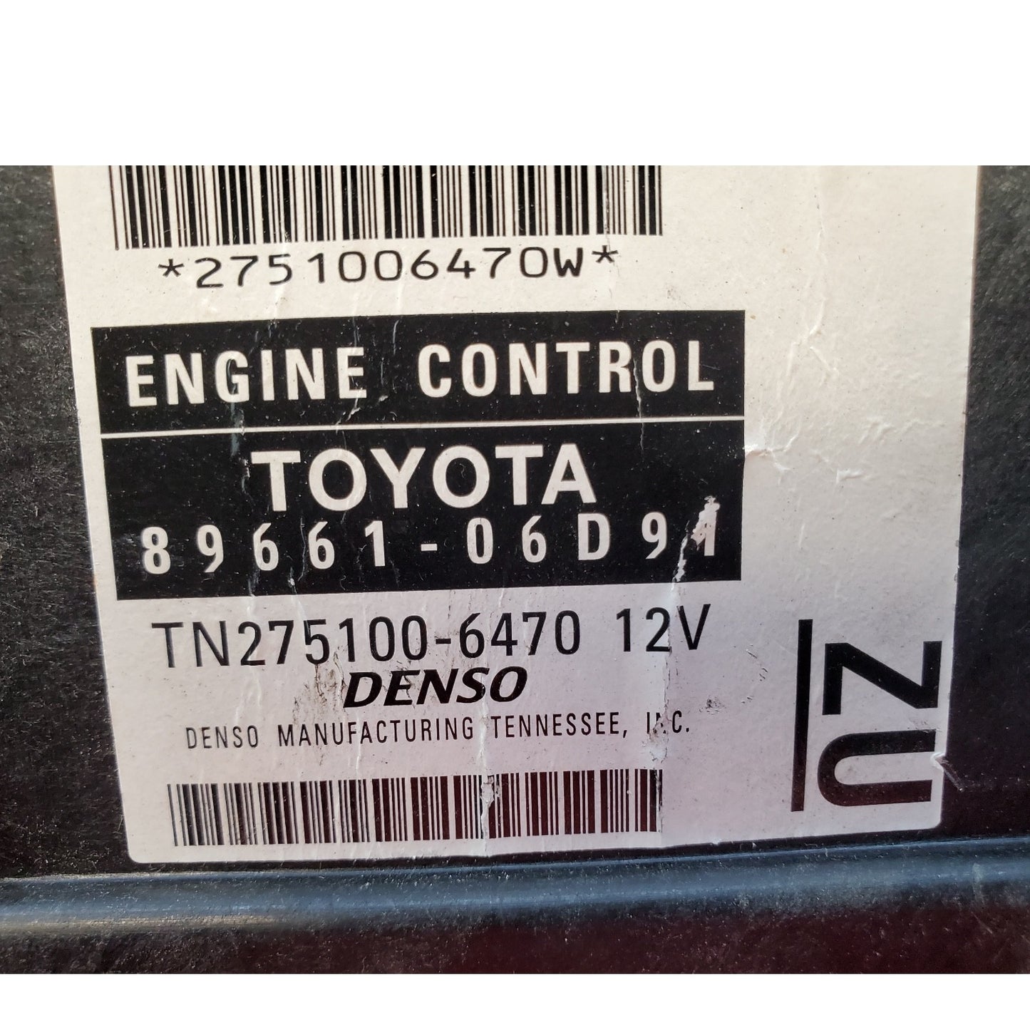 06 TOYOTA CAMRY ENGINE ECM ELECTRONIC CONTROL MODULE 89661-06D91 8966106D91