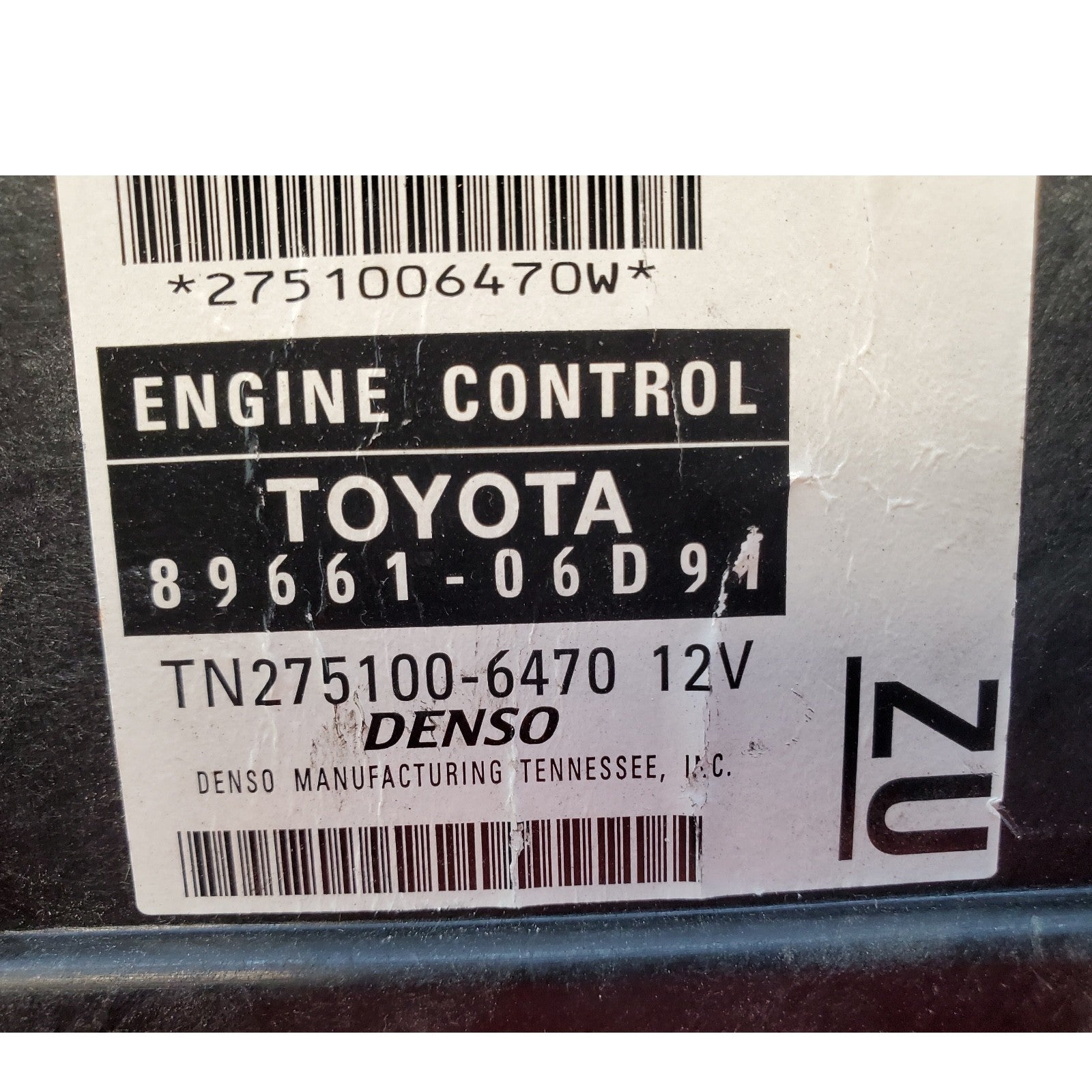 06 TOYOTA CAMRY ENGINE ECM ELECTRONIC CONTROL MODULE 89661-06D91 8966106D91