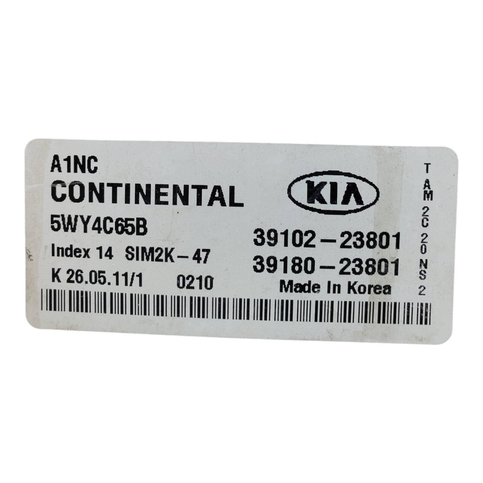 ✅2011 KIA SOUL OEM ENGINE POWERTRAIN CONTROL MODULE ECM PCM 39102-23801