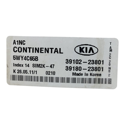 ✅2011 KIA SOUL OEM ENGINE POWERTRAIN CONTROL MODULE ECM PCM 39102-23801