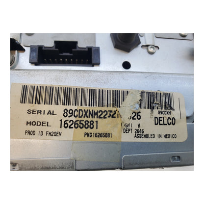 1998-2005 Chevrolet Blazer Radio Unit Used OEM 16265881