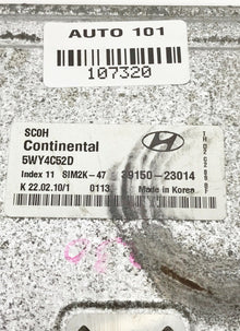 ✅ 10 HYUNDAI ELANTRA 2.0L Engine Control Module ECM Computer 39150-23014 OEM