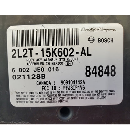 2003 Ford Explorer Mountaineer Keyless Entry Anti-Theft Module 2L2T-15K602-al