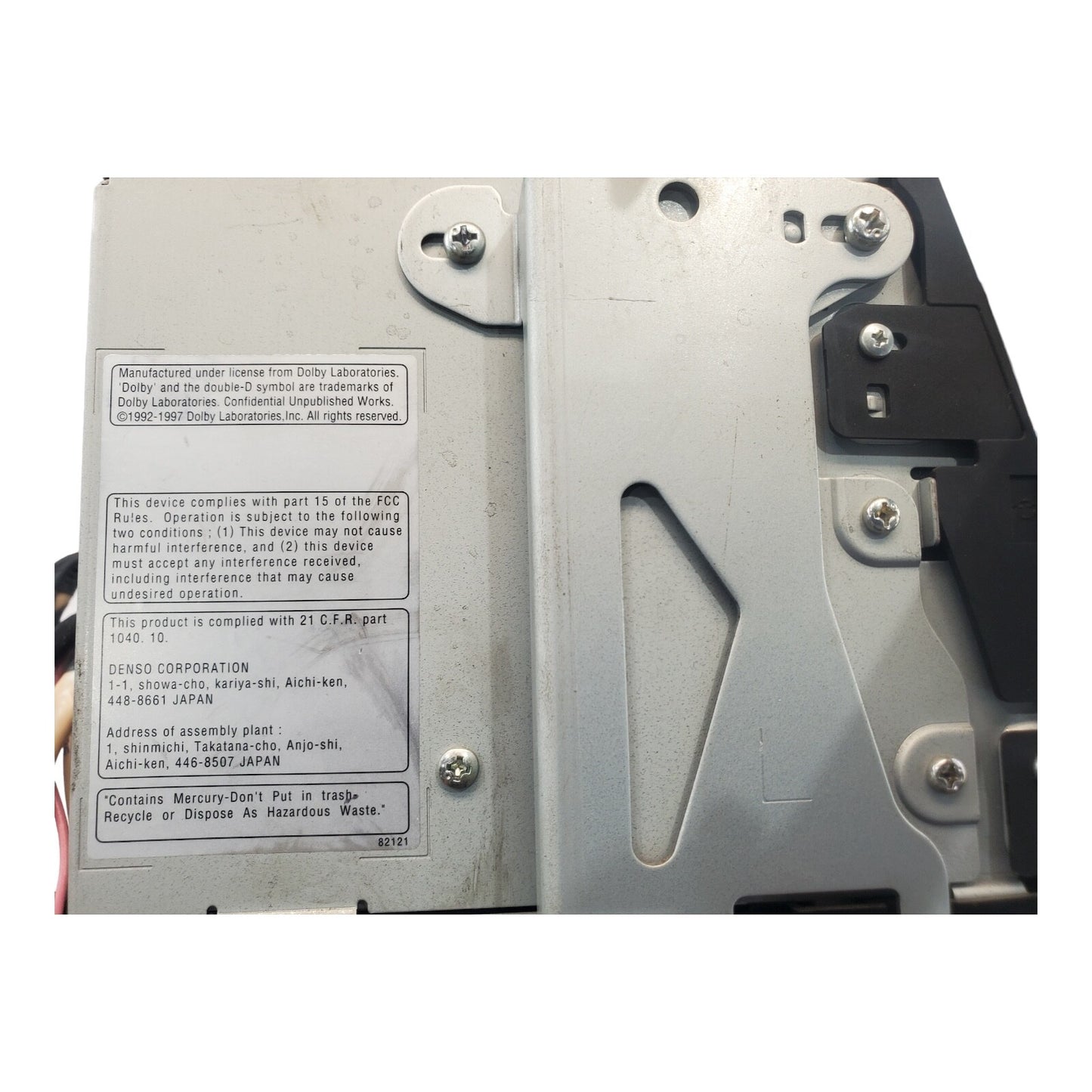 05-07 Cadillac STS Radio Navigation CD DVD Player Receiver  15233578 UNLOCKED