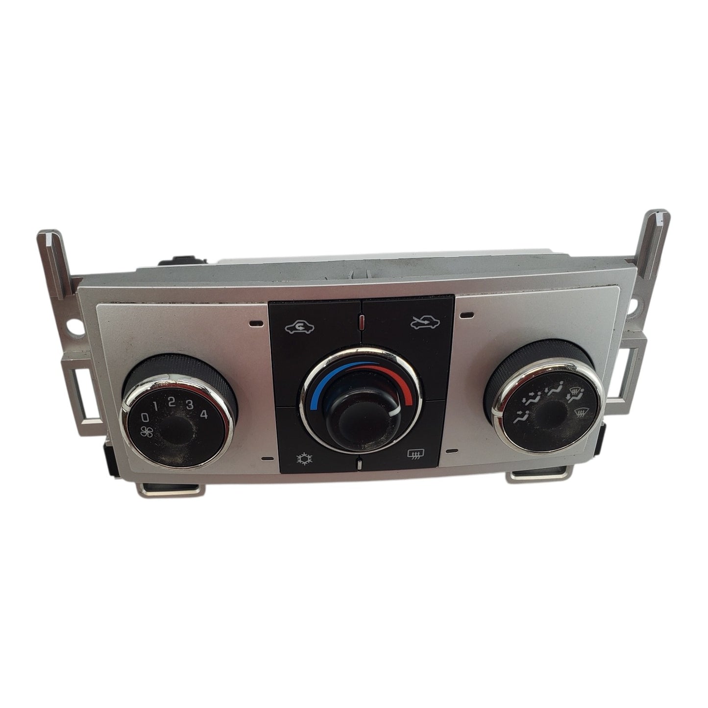 2007-2012 Malibu Aura OEM Climate Control Switch AC Heat Defrost SILVER 28116119