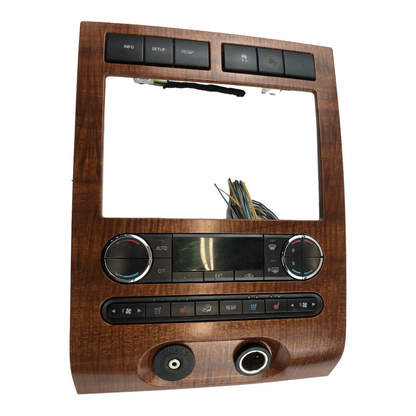 07-14 Ford Expedition Woodgrain Radio Trim AC Tracking Switch