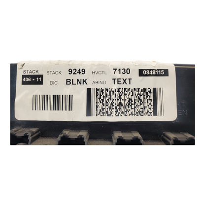 09-12 CHEVROLET TRAVERSE LS AC Control OEM 20917130