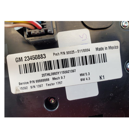 10 11 12 13 14 15 Chevrolet Equinox AC & Heater Panel 23450883 FDX25