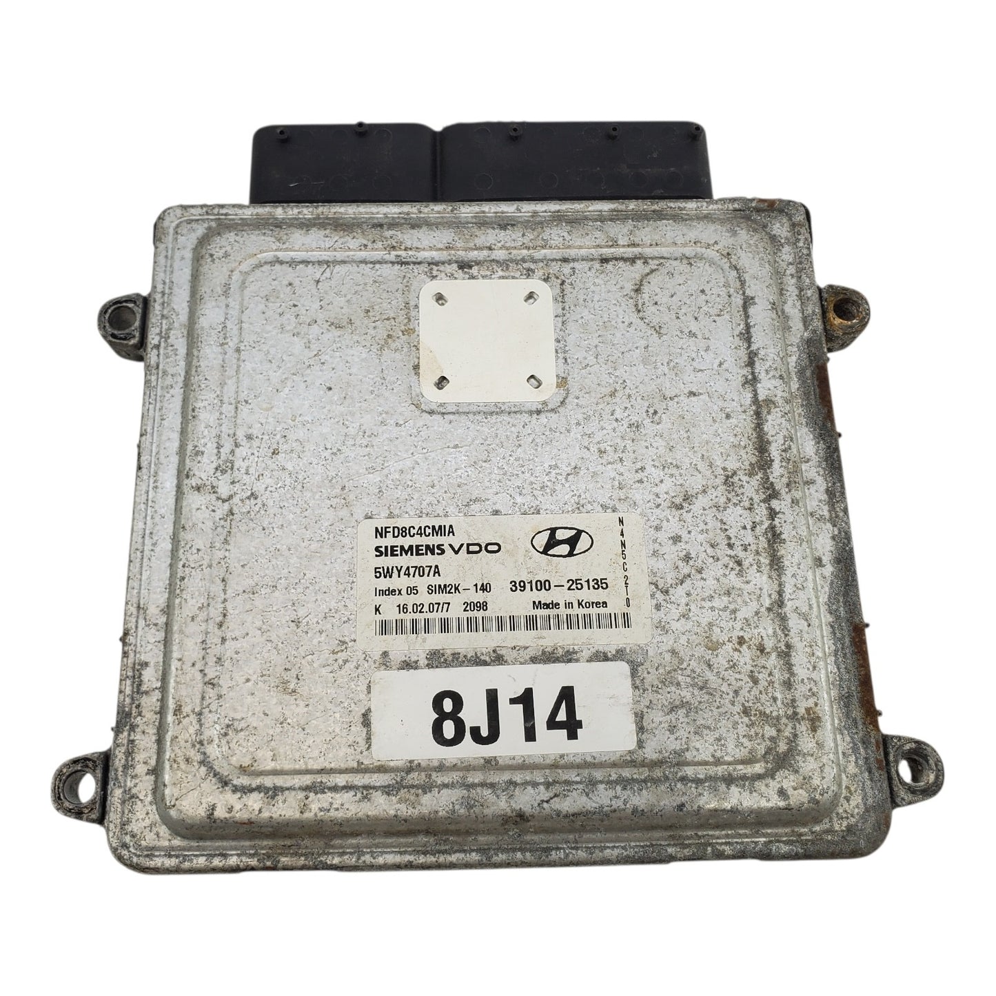ENGINE COMPUTER HYUNDAI SONATA 2006 2007 2008 39100-25135 2.4L AT PCM ECM OEM