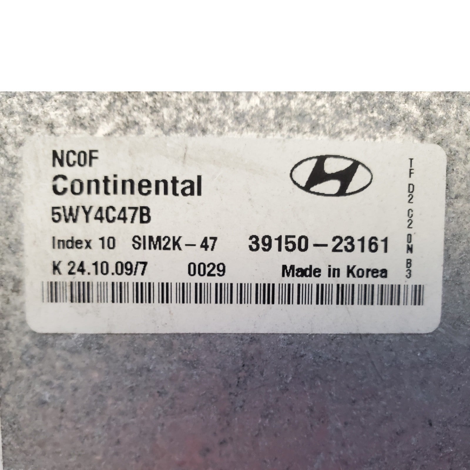 39150-23161 Hyundai Elantra 2009-2012 ecm ecu computer