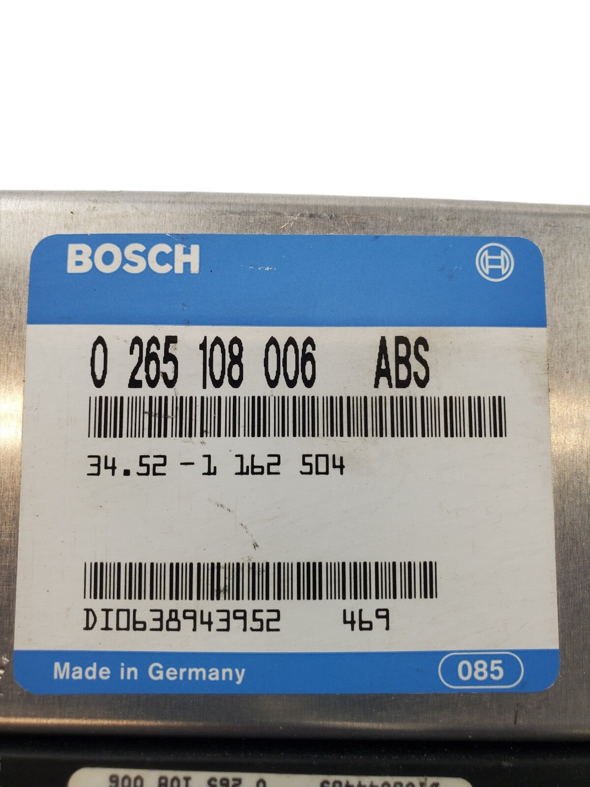 Abs Module 94 95 Bmw 530I From 9/93 W/O Traction Control R182173 0265108006