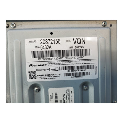 OEM Radio For Equinox Amplifier 20872156