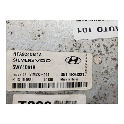 ✅09-10 HYUNDAI SONATA 39100-2G331 COMPUTER BRAIN ENGINE CONTROL ECU ECM MODULE