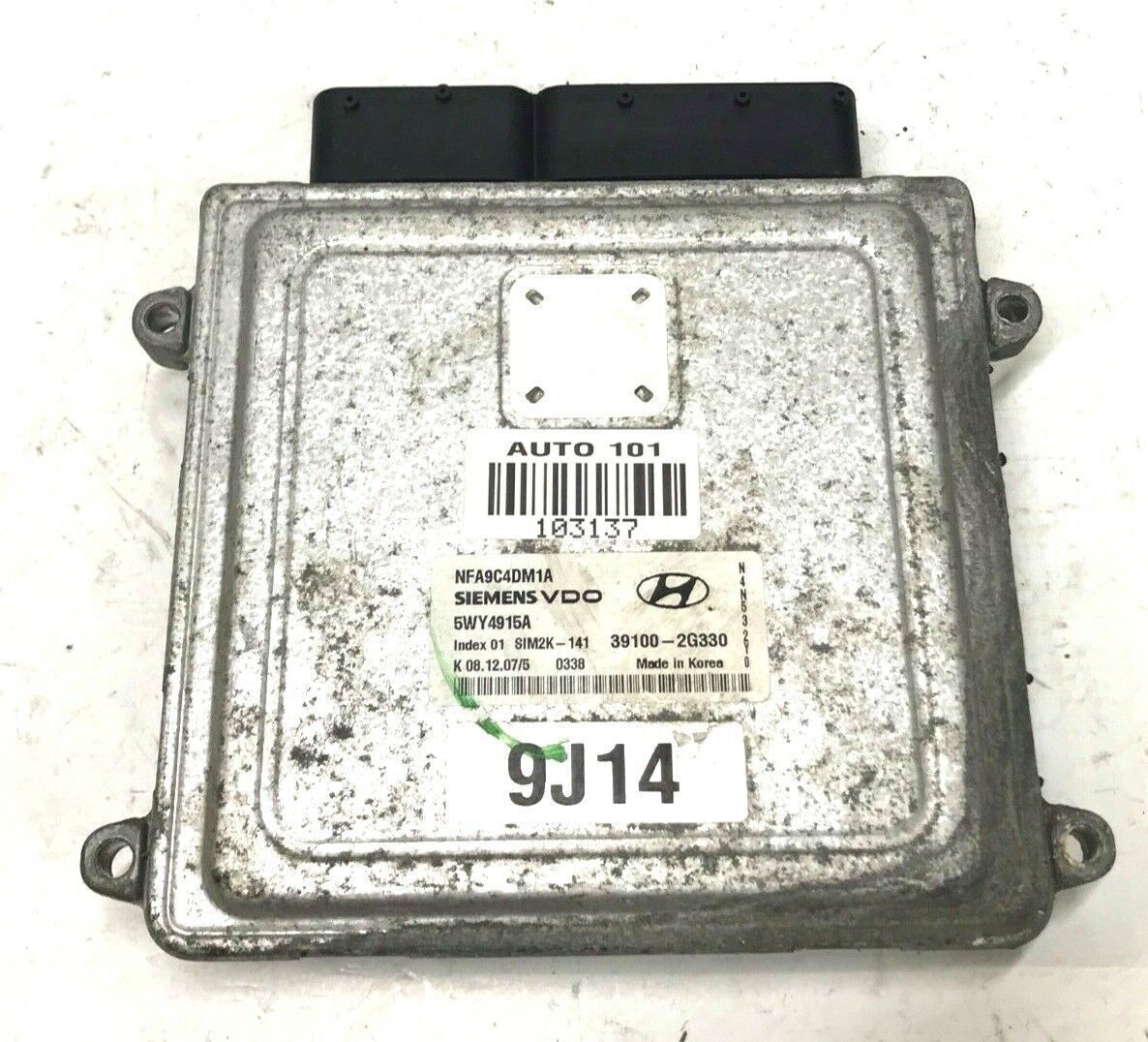 09-10 HYUNDAI SONATA 2.4L AT Engine Control Module ECM 39100-2G330